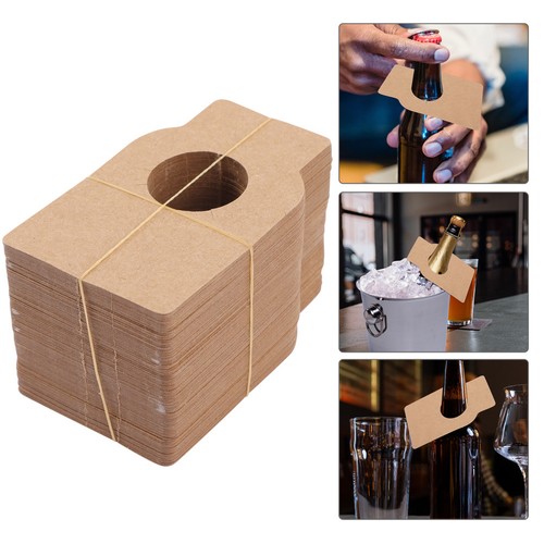 100 pcs kraft wine - 100,