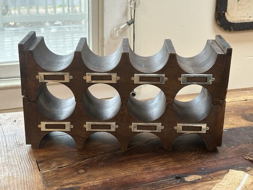 Stackable solid oak - solid, wine