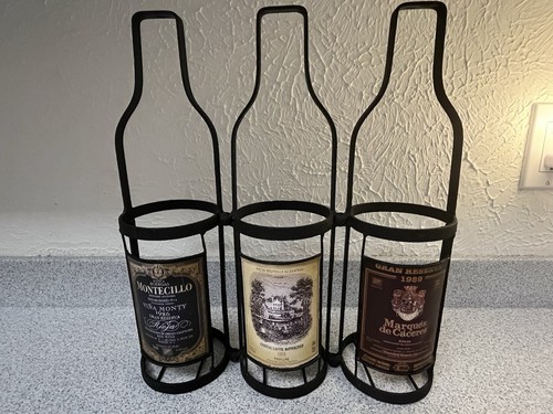 Vintage black metal bottle - vintage,