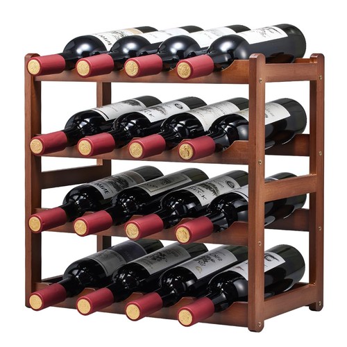 Homevany tier bamboo - 4-tier, wine